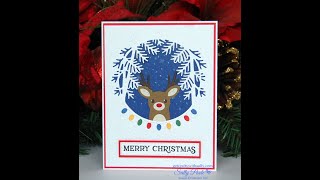 Super Cute Card Using The Stampin Up REINDEER FUN Bundle [upl. by Enelaehs]