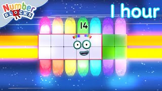 Holiday with the Numberblocks 🌴  Visit Numberland and learn to count  Numberblocks [upl. by Jabin]