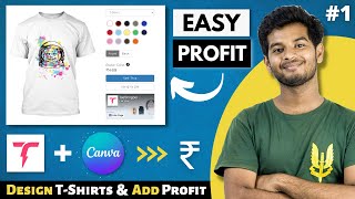 Start Your Own TShirt Business Online for Free Make 8000Month From Home [upl. by Attenol]