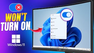 How to Fix Windows WiFi Wont Turn On  Windows 1011 Troubleshooting [upl. by Suiradal787]