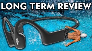 Shokz Openswim Review  Aftershokz Xtrainerz [upl. by Acie186]