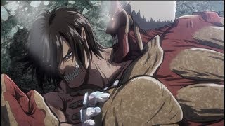 Eren vs Reiner Full Fight  Attack on Titan Season 3 Part 2 AMV [upl. by Hgieliak]