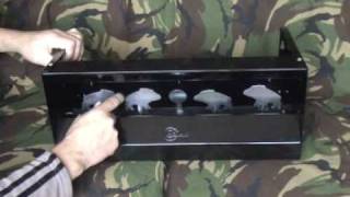 SMK MAGNETIC AIR GUN KNOCK DOWN PISTOL RIFLE RESETTING TARGET SHOOTING [upl. by Bilski]