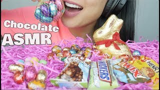 ASMR EASTER CHOCOLATE EATING SOUNDS  SASASMR [upl. by Serrell]