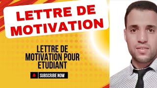 lettre de motivation pour demande demploi [upl. by Donia]