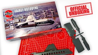 Official Unboxing Airfix  Fairey Rotodyne A04002V [upl. by Nasho]