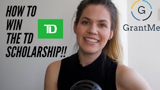 HOW TO WIN THE TD SCHOLARSHIP [upl. by Alejandrina]