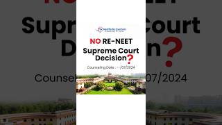 NEET Supreme Court Hearing  MCC Counselling Update 2024  NEET Counselling 2024 Date Latest Update [upl. by Esme]