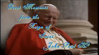 Great Moments from the Reign of Saint John Paul II 11  Entertained by Clowns [upl. by Sitra]