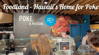 Foodland  Hawaii’s Home for Poke [upl. by Bunde]