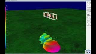 432 MHz Cubical Quad Antenna Radiation Pattern [upl. by Phares]