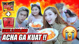 SAMYANG amp KERIPIK 53T4N CHALLENGE BARENG ACHA CHALISTA BOCAH 7 TAHUN DIA HAMPIR PINGSAN [upl. by Pages]