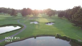 Pine Hollow Country Club Golf Course  Aerial Tour 4K [upl. by Ttennaej807]