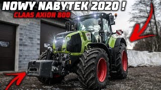 ☆Nowy Nabytek 2020 ☆ Claas Axion 800 ☆  GR Ciesielski [upl. by Swithin]