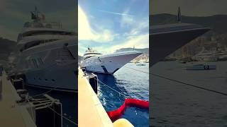 Lady Lara at Monaco Yacht Show 2023 [upl. by Kcirdaed652]