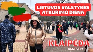 Lietuvos valstybės atkūrimo diena KLAIPĖDA [upl. by Nairret]