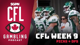 Week 9 Preview Picks amp DFS  CFL Gambling Podcast [upl. by Acilejna54]