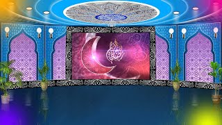 Islamic virtual studio green screen Islamic Background Video 1080p [upl. by Austreng]