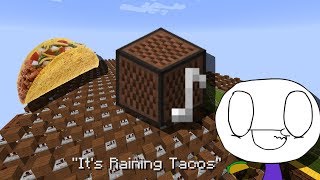 quotRaining Tacos 2 0quot minecraft noteblock by Lukedub [upl. by Fernandina213]