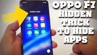 Oppo F7 Hidden Trick To Hide Apps  Hide Apps in Oppo F7 [upl. by Kinemod]