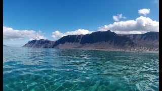 Famara Lanzarote Canaries  Paddle SUP Surf  Novembre 2023 [upl. by Summer]