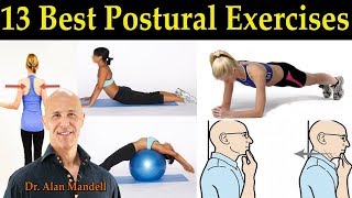 13 Best Postural Exercises for Forward Head Posture amp Rounded Shoulders  Dr Alan Mandell DC [upl. by Specht]