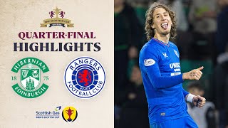 Hibernian 02 Rangers  Scottish Gas Scottish Cup QuarterFinal Highlights [upl. by Stiles]