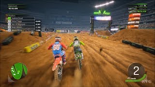 Monster Energy Supercross 2  Arlington ATampT Stadium  Texas Gameplay PS4 HD 1080p60FPS [upl. by Aileve829]