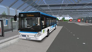 OMSI 2  Prise de service en Irisbus Citelis 12 sur la ligne 25  Kickdown sur SaintServan [upl. by Cacka]