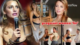 ‘Pampered’ Blake Lively slammed for claiming pregnant women ‘lie’ about symptoms [upl. by Beetner]