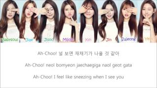 Lovelyz 러블리즈 AhChoo Lyrics [upl. by Lossa]