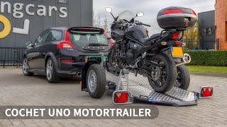 Cochet Uno motortrailer verlaagbaar bij Aanhangcars [upl. by Inatirb]