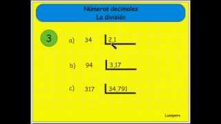 División con decimales II [upl. by Demmy698]