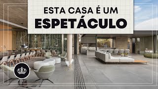 Casa INTEGRADA com a NATUREZA e inspirada na PEDRA DEKTON da Cosentino [upl. by Anowahs]