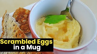 Easy Scrambled Eggs In A Mug [upl. by Aniral]