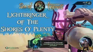 Sea of Thieves  Lightbringer of The Shores of Plenty Commendation  How To [upl. by Korns]