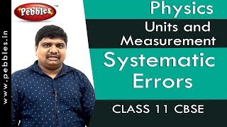 Systematic Errors  Units and Measurement  Physics  Class 11  CBSE [upl. by Aneej]