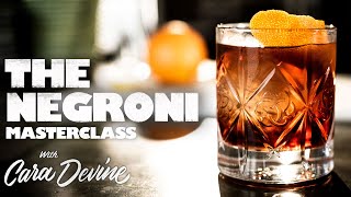 How to make The Negroni cocktail  Masterclass [upl. by Shellans]