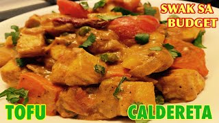 Vegan Tofu Caldereta  Vegan Caldereta Recipe [upl. by Eniac]