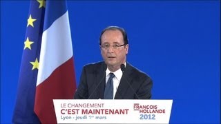 Limpôt à 75 pas voué à quotrapporter un seul euroquot selon Hollande [upl. by Purity157]