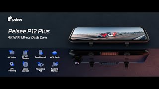 pelsee 4K WiFi Rear View Mirror Camera INTRODUCING [upl. by Anirtap]