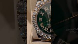 Custom Moissanite Watch Jewelers Loop [upl. by Retrak]