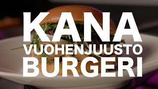 Kanavuohenjuustoburgeri resepti  IHAN HERLEVIN HYVÄÄ [upl. by Mcgean509]