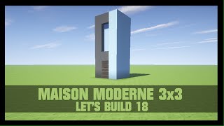 COMMENT CONSTRUIRE UNE MAISON MODERNE  🏠🏠 Tuto Build Minecraft [upl. by Nole427]