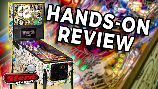 Led Zeppelin Pinball Pro Model Review Stern Pinball [upl. by Hgielram]