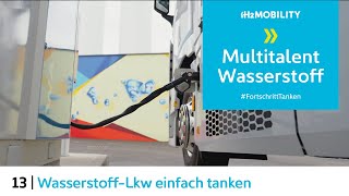 WasserstoffLkw einfach tanken Anleitung [upl. by Trici950]