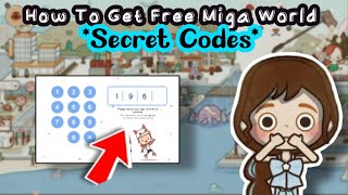 HOW TO GET FREE MIGA WORLD  SECRET CODES  😱🤫 MIGA WORLD SHINE [upl. by Sinnej]