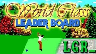 LGR  World Class Leader Board  DOS PC Game Review [upl. by Hajidak298]