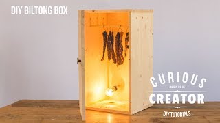 17 Biltong Box Dryer  DIY Curious Creator [upl. by Shah]