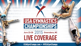 2015 USA Gymnastics Championships  Rhythmic Gymnastics  Senior Finals Part 1 [upl. by Lalage]